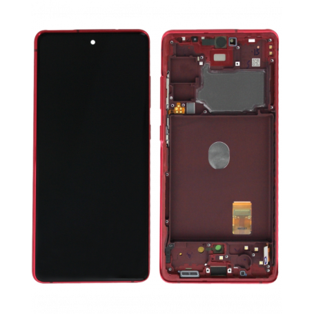 SAMSUNG Galaxy S20 FE 2020 (G780) Ecran Complet Rouge (Service Pack)