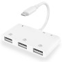 HUB Lightning 6 en 1 Lecteur Carte SD TF + 3 ports USB
