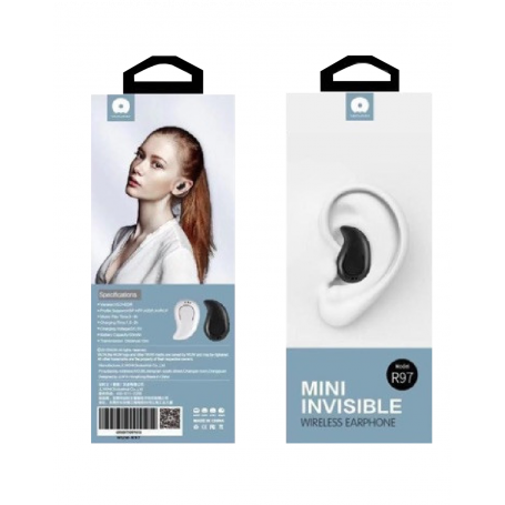 Oreillette Bluetooth Invisible Mini Kit Main Libre - R97